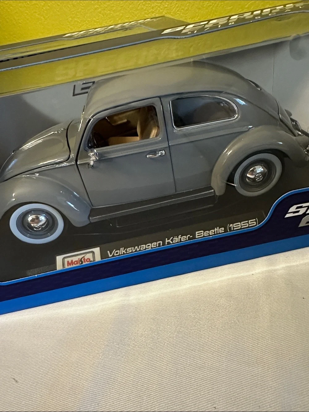 🚗Grey (1955) Volkswagen kafer Beetle Die-Cast Toy car